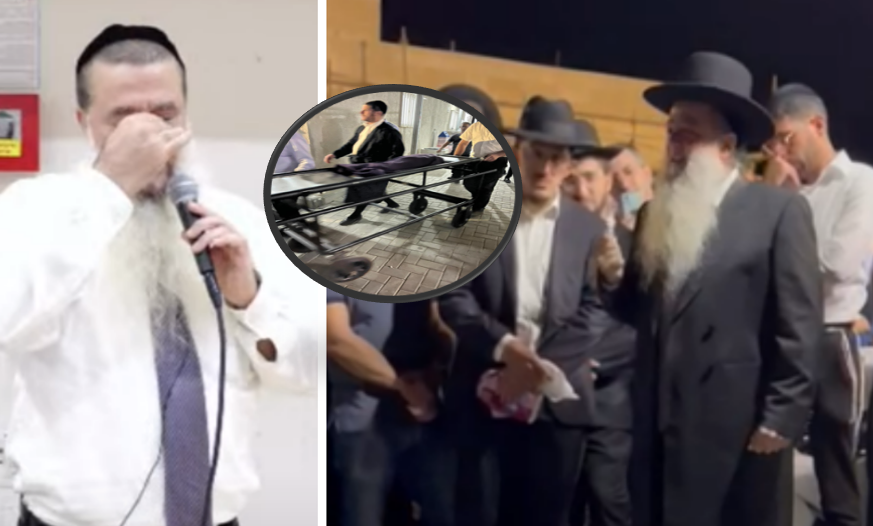 הרב יגאל כהן מספיד בהלווית נכדתו ושעה לאחר מכן פור. בבכי בשיעור שמסר אחרי הלוויה באשדוד