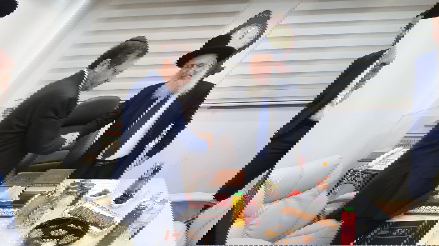 הנשיא הרצוג עם ראש הישיבה, אמש