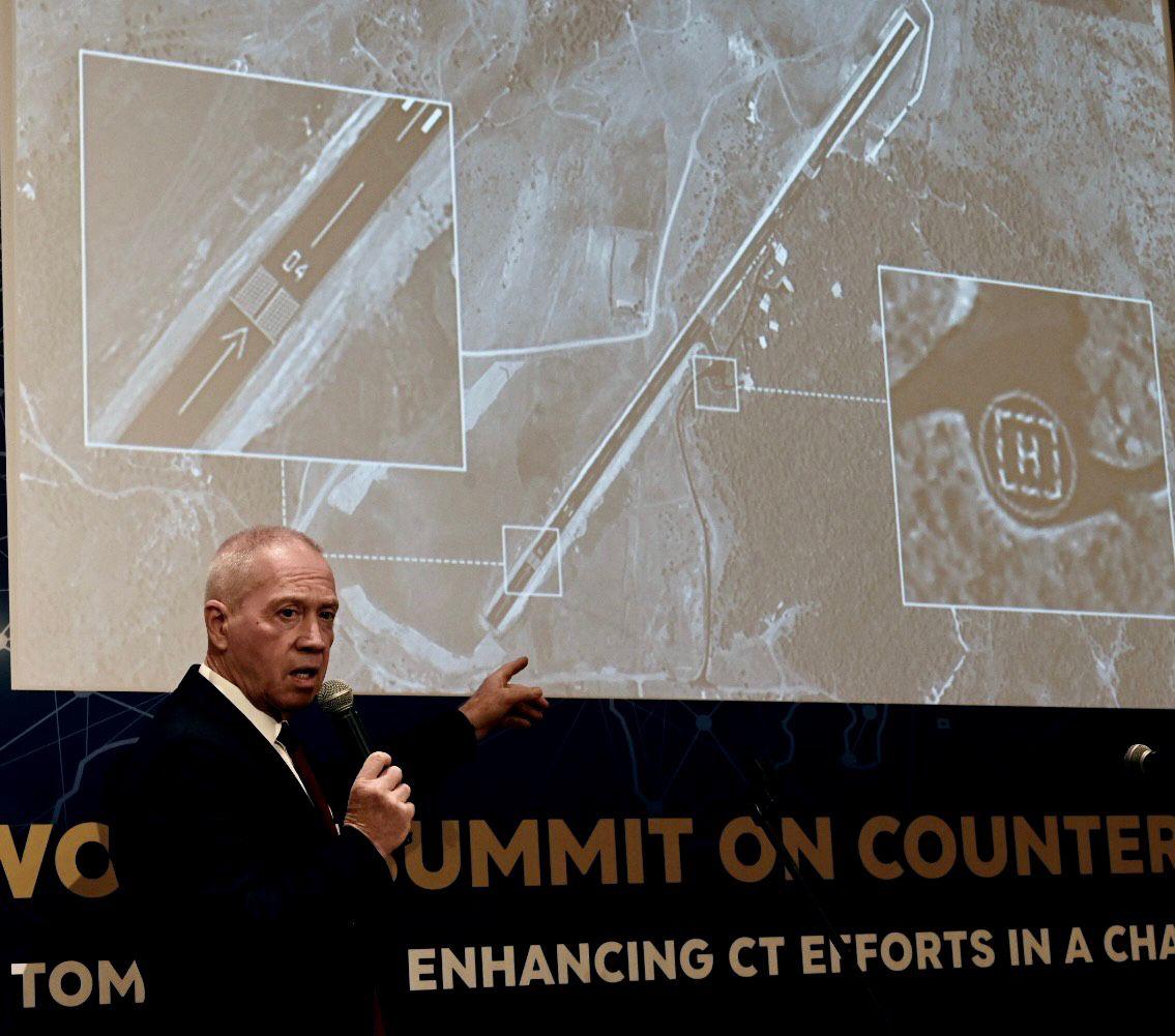 "יפגשו את נחת זרוענו". גלנט בנאומו