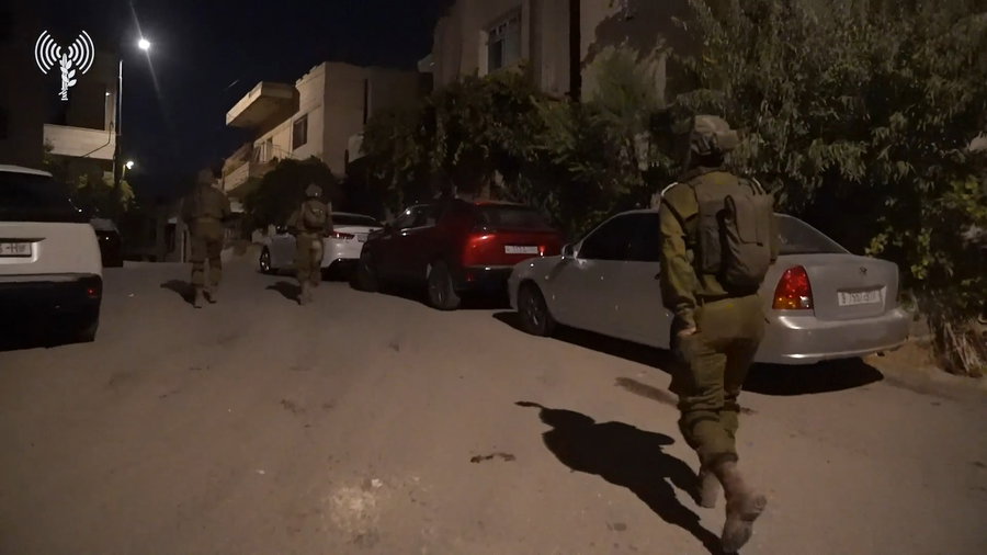 תיעוד מהפעילות הלילה