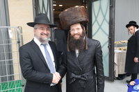 סגן ראש העיר מדגל התורה עם מ"מ ראש העיר שמעון גולדברג