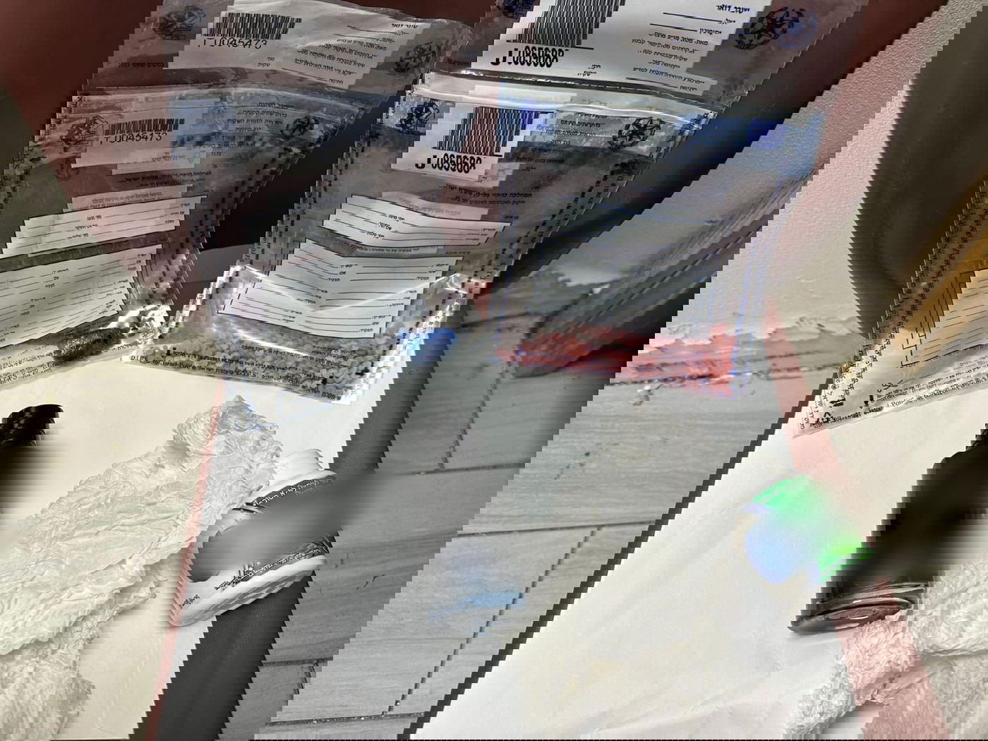 הסמים שנתפסו