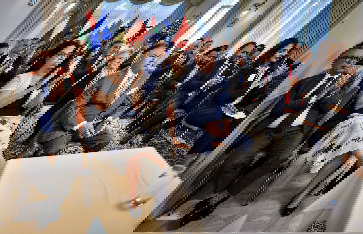 שגרירי מדינות הסכמי אברהם התייצבו לטקס חגיגי בבריסל לרגל יום השנה ה-3 | תיעוד