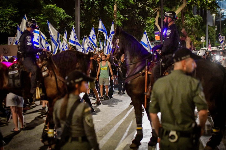 הפגנה נגד הרפורמה