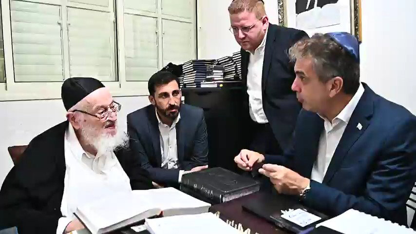 שר החוץ אצל הרב ברגמן