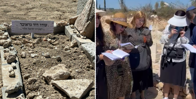 במלאות ה'שבעה': המשפחה עלתה לקברו של דדי גראוכר ז"ל