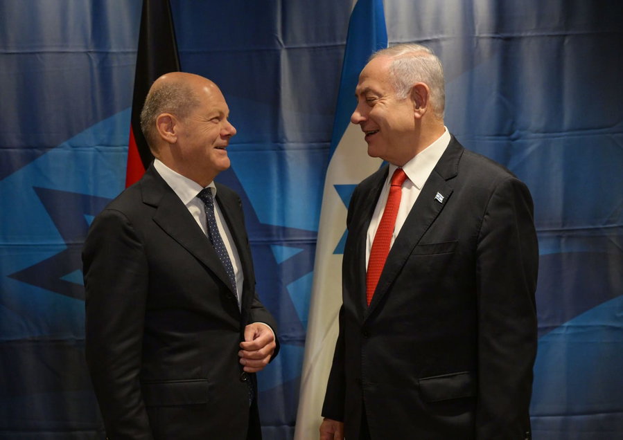 נתניהו נועד עם קנצלר גרמניה; ראש המוסד משתתף בפגישות