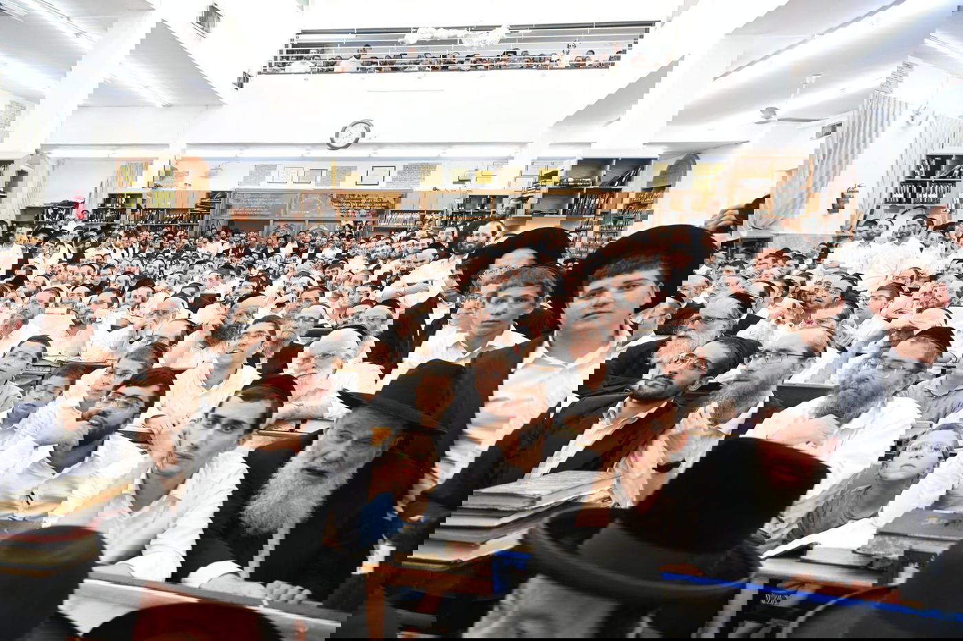 ראש הישיבה הגר"ד לנדו בשיעור ודברי חיזוק בישיבת מיר | תיעוד