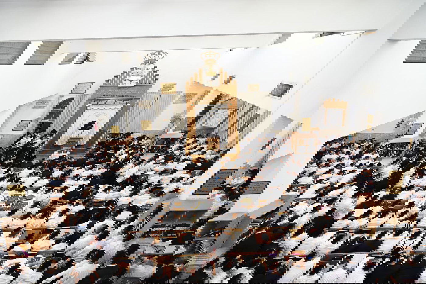 ראש הישיבה הגר"ד לנדו בשיעור ודברי חיזוק בישיבת מיר | תיעוד