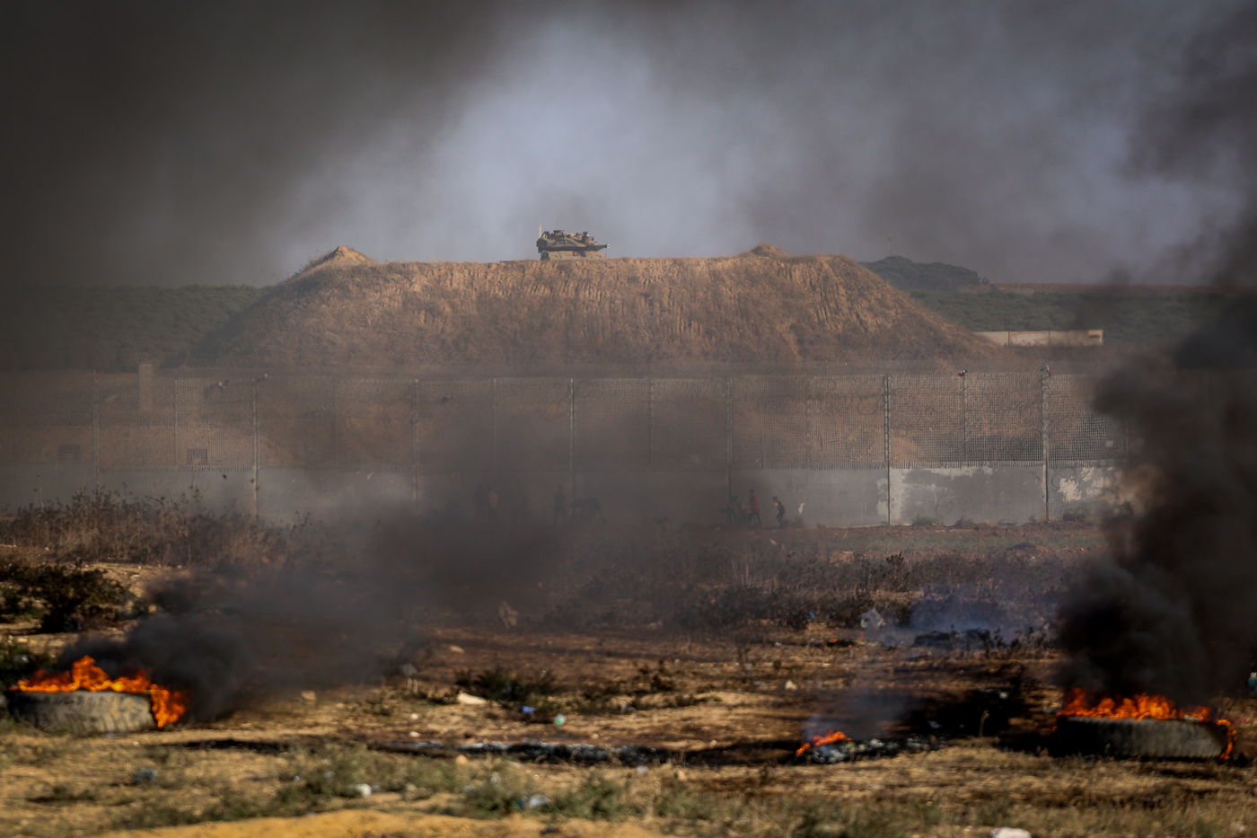ההתפרעויות על הגדר, השבוע