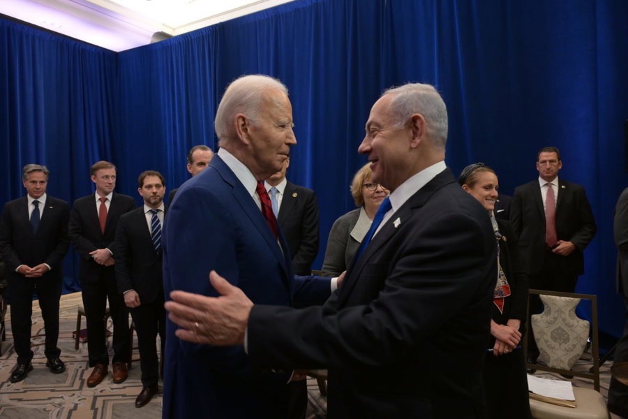 פגישת נתניהו וביידן