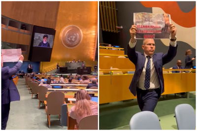 ארדן מחה מול הנשיא האיראני ועזב את עצרת האו"ם | תיעוד