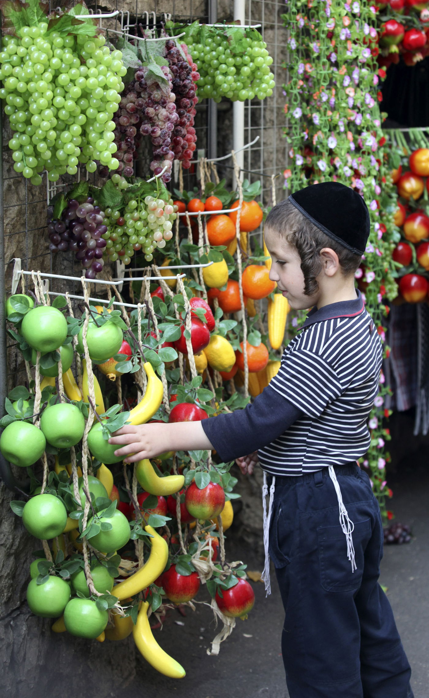 אלמנטים טבעיים לקישוט הסוכה