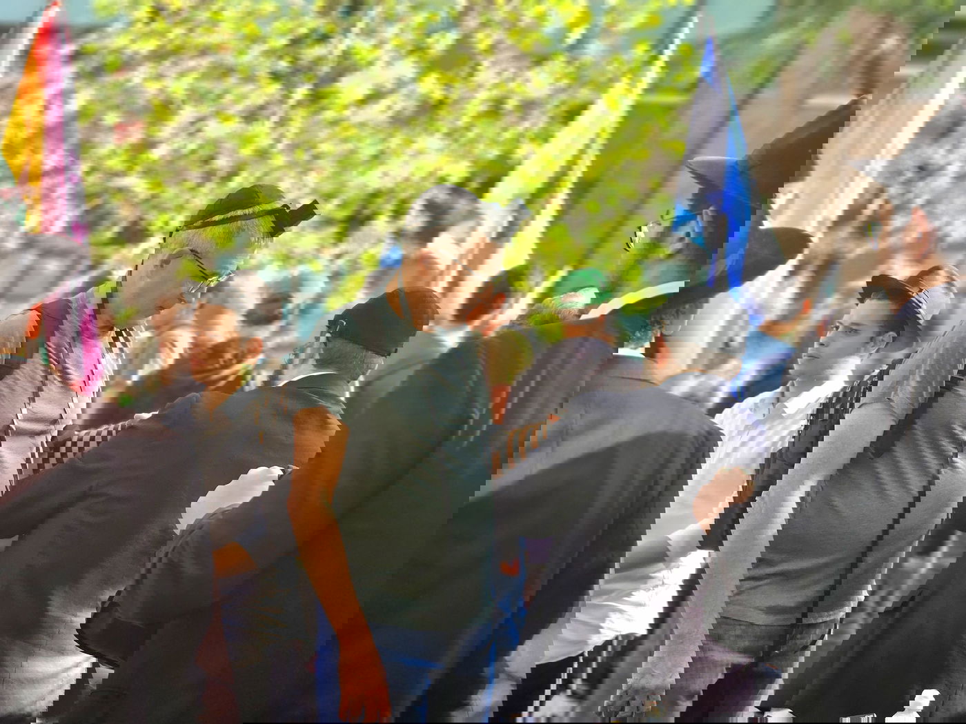 קידוש ה' מול האו"ם: חסידי חב"ד זיכו מפגינים בהנחת תפילין