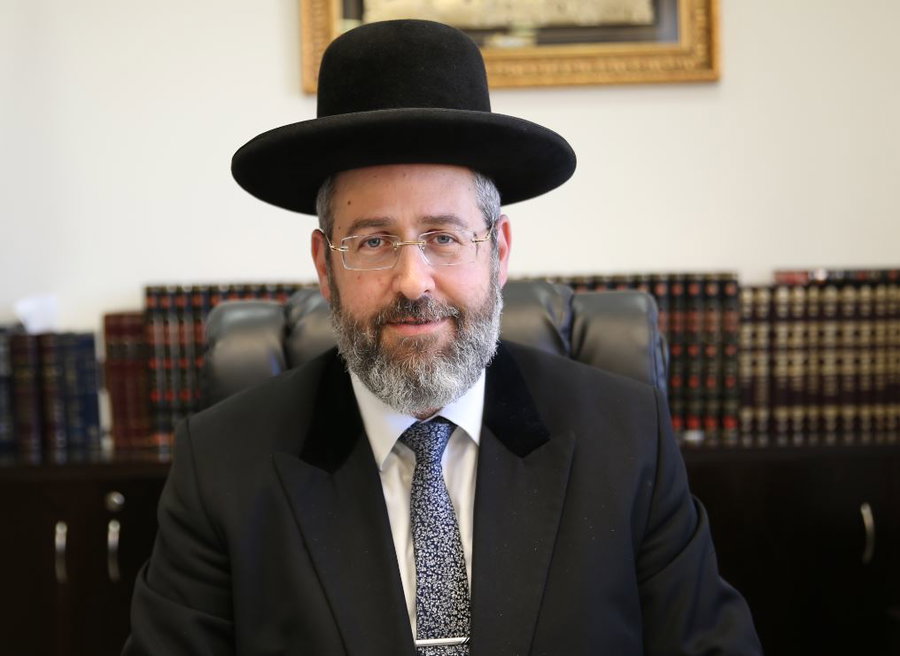 הרב הראשי הגר"ד לאו