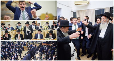 "הוא התחתן עם התורה" | השמחה בישיבת באר יעקב עם בחור שסיים את הש"ס