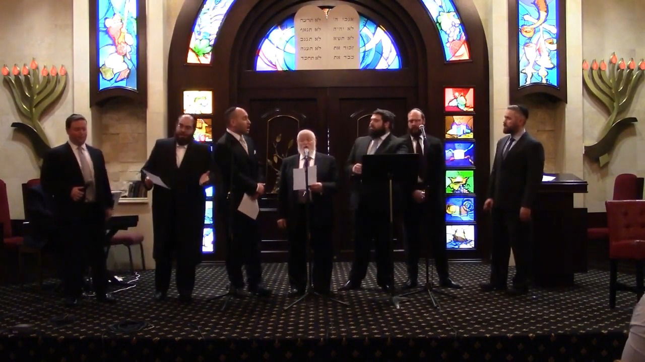 שבעת החזנים במחרוזת שירי תשרי