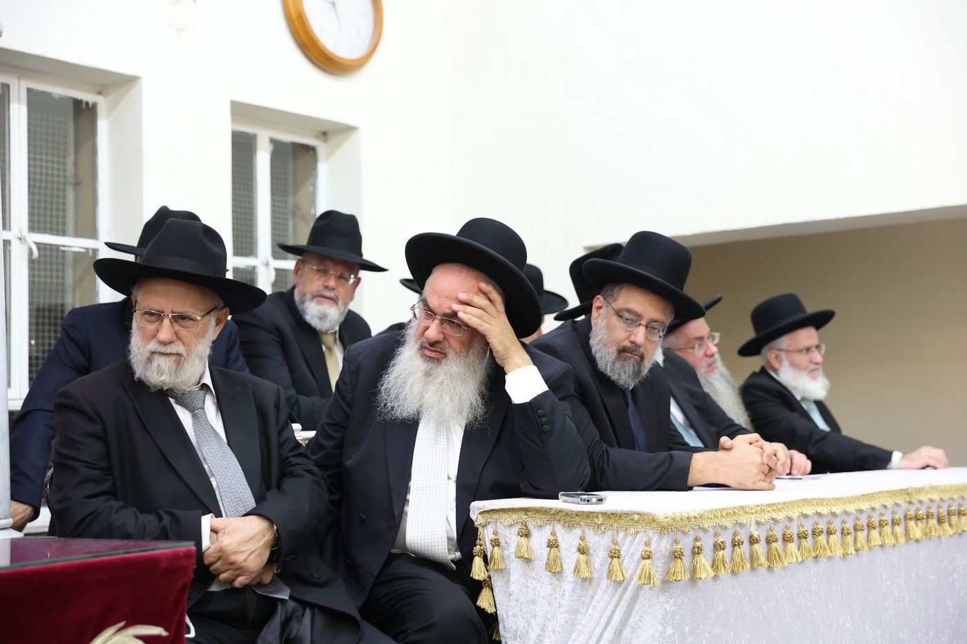 רבנים ואישי ציבור ב'הקבלת פני רבו' לראשון לציון | תיעוד