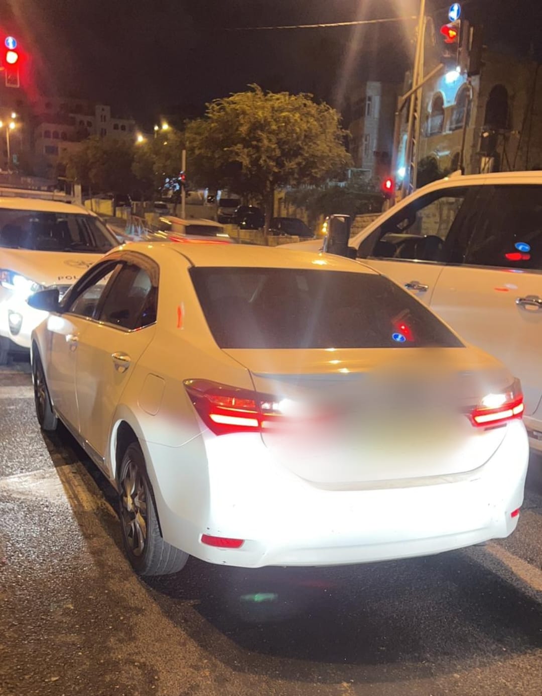 הרכב הגנוב שגניבתו סוכלה על ידי השוטרים