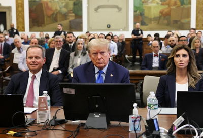 טראמפ בפתח הדיון, היום