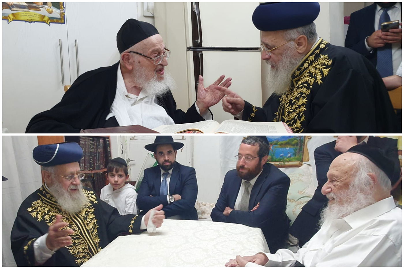 הראש"ל עם הגרמ"צ והגרב"ד