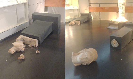 סינדרום ירושלים? הוארך מעצר התייר שניפץ פסלים במוזיאון