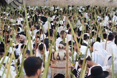 תיעוד: גלרייה אומנותית מרהיבה מהושענא רבא בכותל 