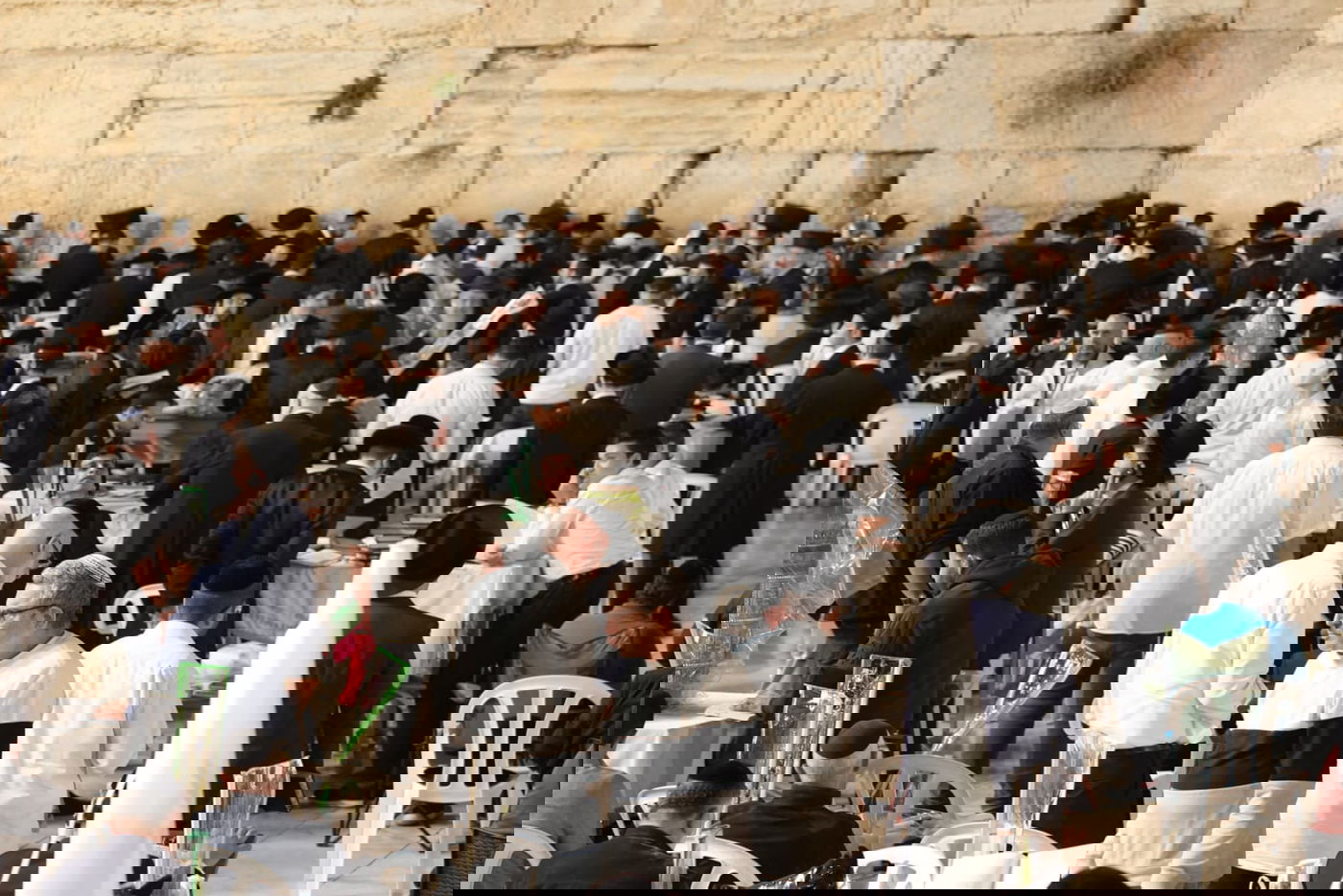 תיעוד: גלרייה אומנותית מרהיבה מהושענא רבא בכותל 