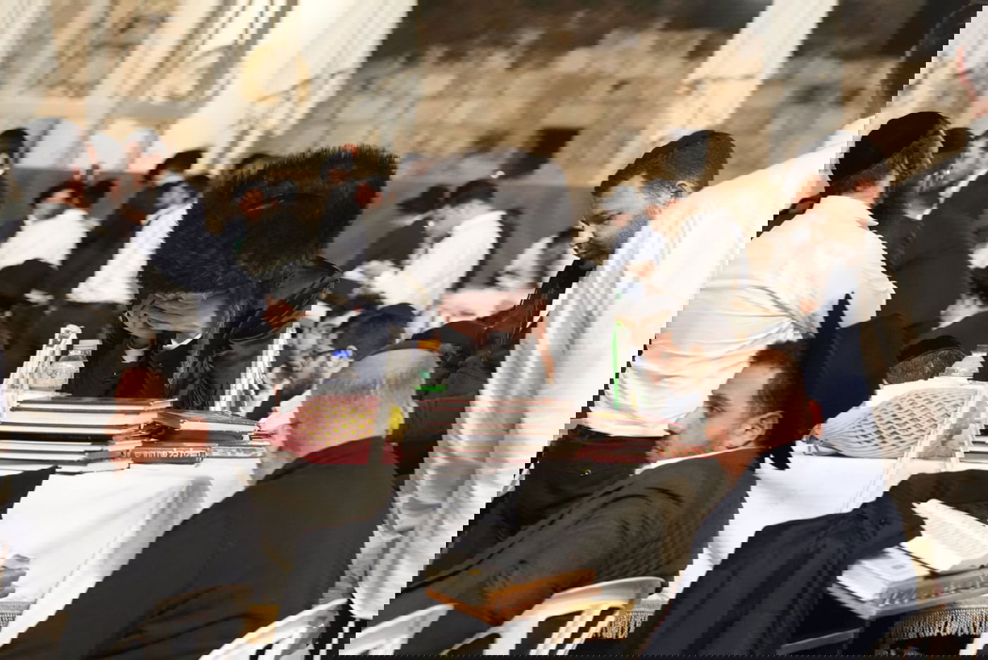 תיעוד: גלרייה אומנותית מרהיבה מהושענא רבא בכותל 