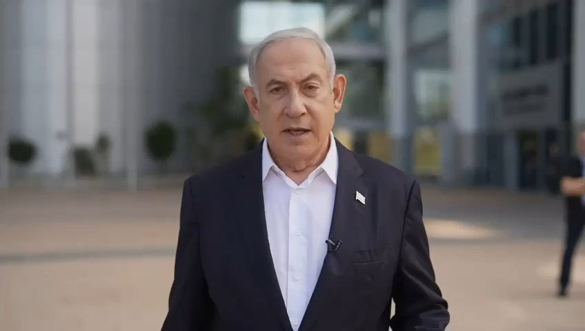 נתניהו מוקדם יותר היום