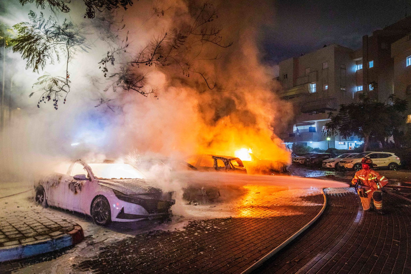 זירת נפילת רקטה בראשון לציון