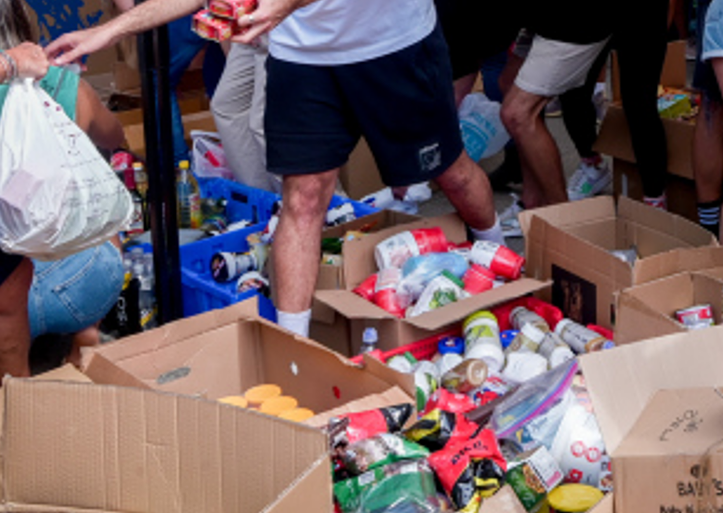 חלוקת אוכל היום בתל אביב