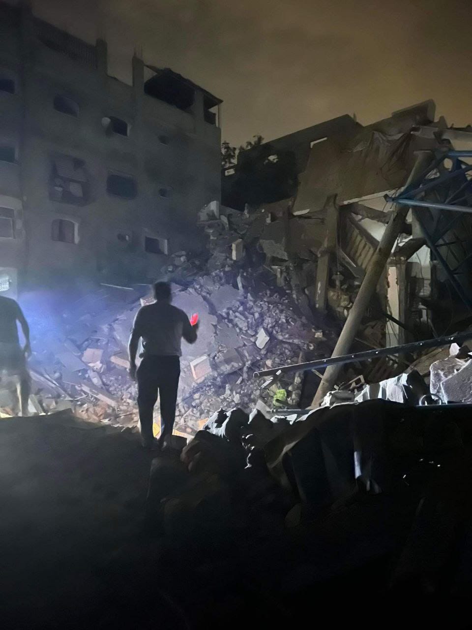 ביתו של חבר הלשכה המדינית של חמאס, ח'ליל אל-חיה, כעת