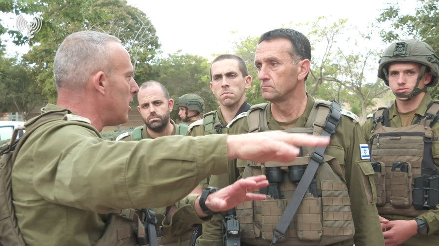 הרמטכ"ל באוגדת עזה