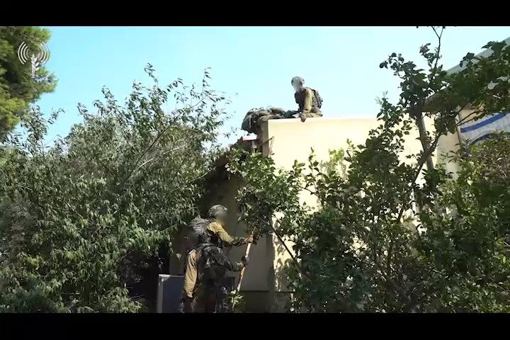 פעילות כוחות עוצבת ׳האש׳ (98) ביישובי עוטף עזה