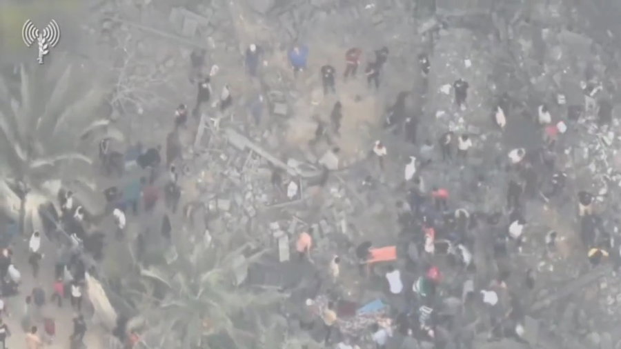 תקיפת יעד של ארגון הטרור חמאס בלב עזה