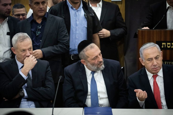 אריה דרעי, בנימין נתניהו ובני גנץ