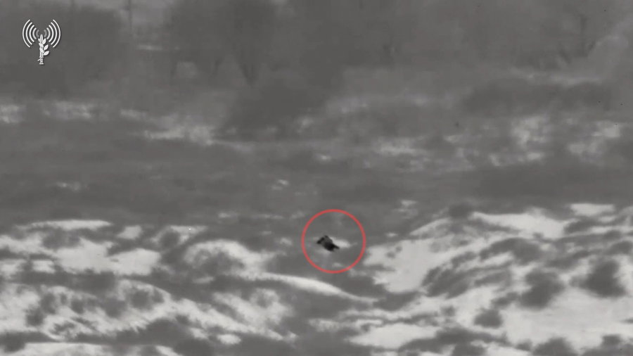 צפו בחיסול המחבלים סמוך למפלסים בעוטף עזה