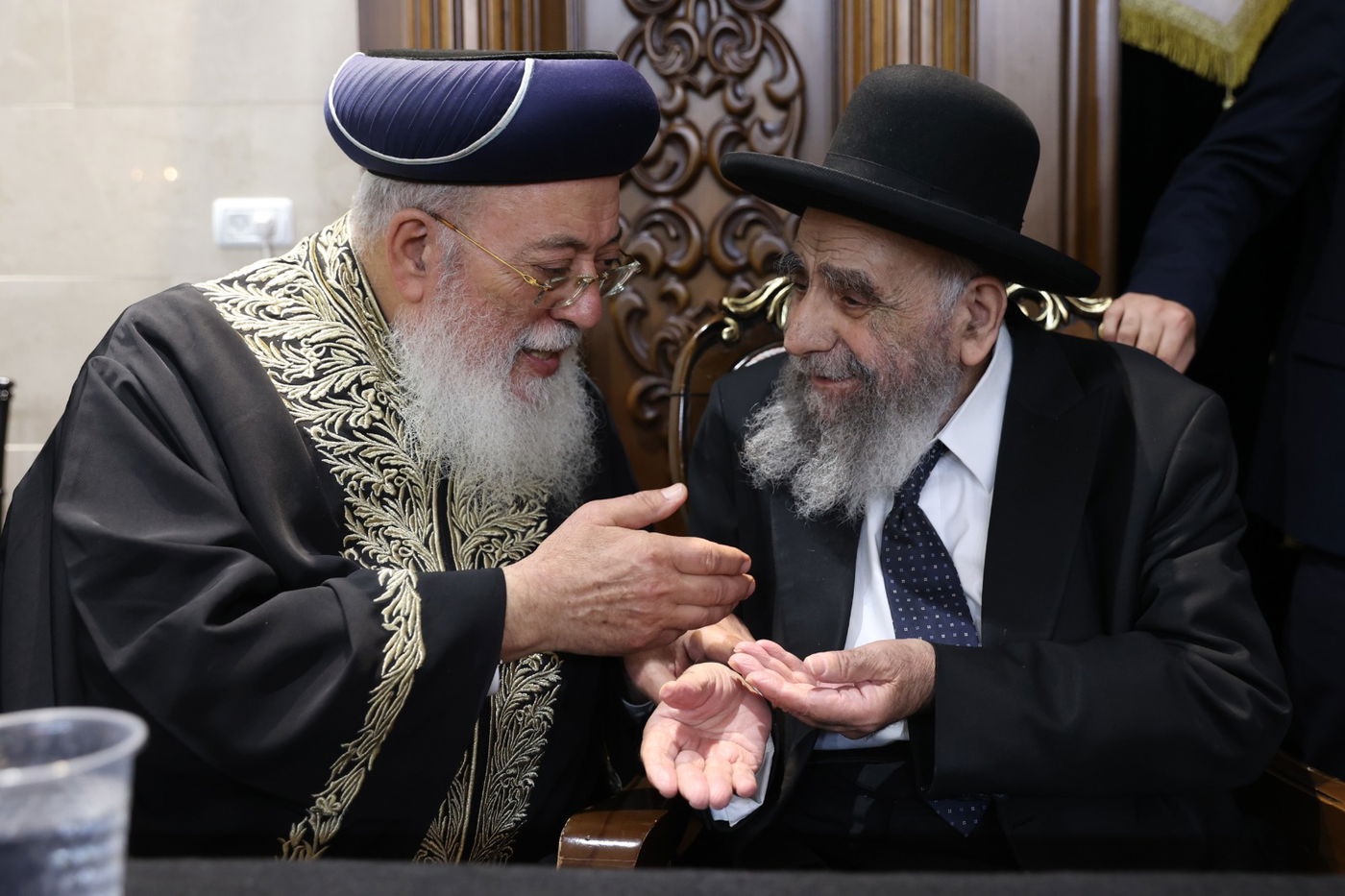 הגר"ש עמאר והגר"מ צדקה