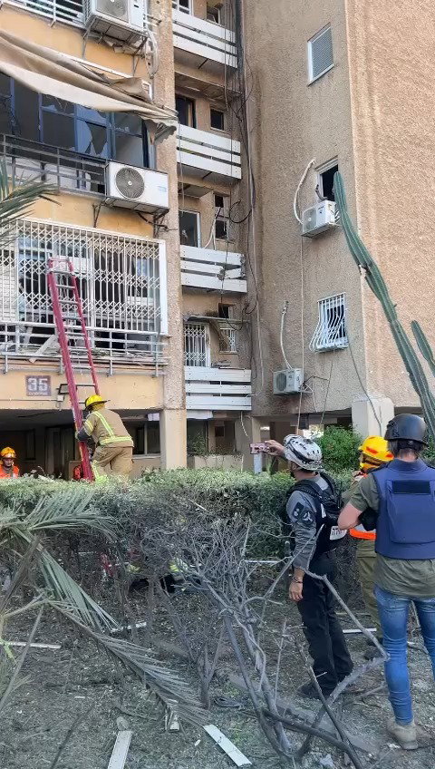 זירת נפילה באשקלון
