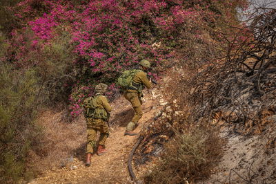 לוחמי צה"ל בזירת הלחימה