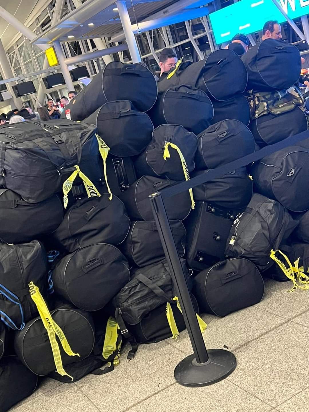 הציוד שנשלח לארץ