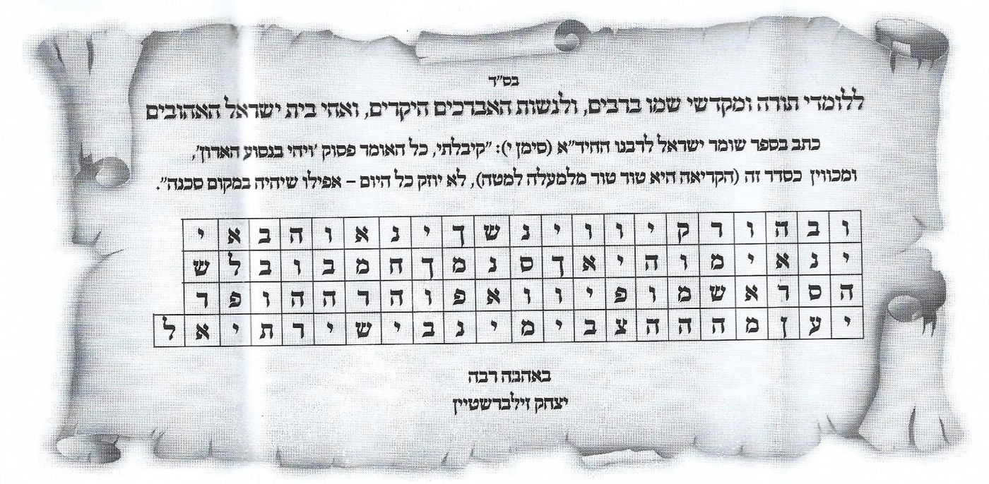 הקמיע המיוחד לשמירה