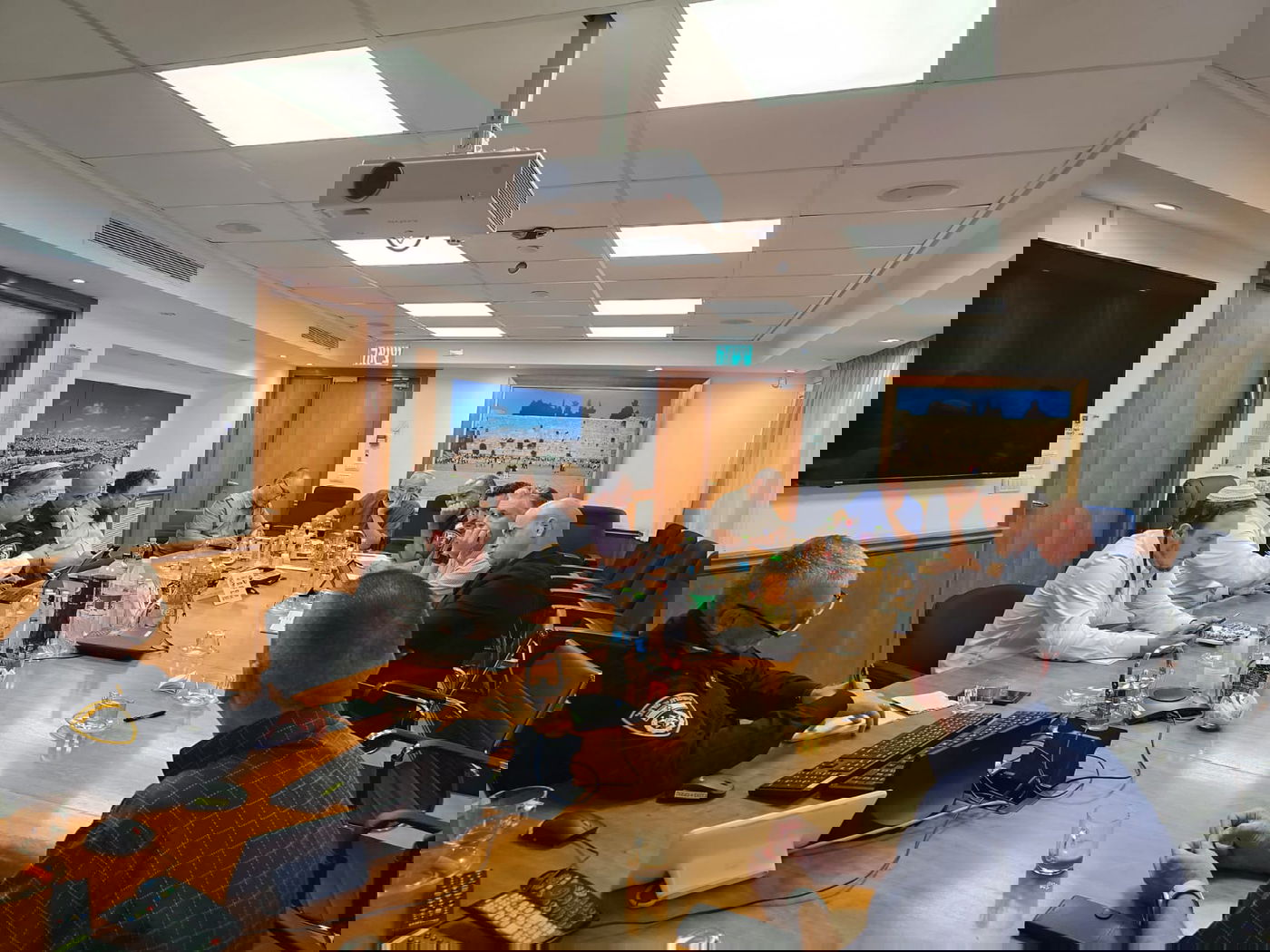 בן גביר בישיבה הבוקר בלשכתו