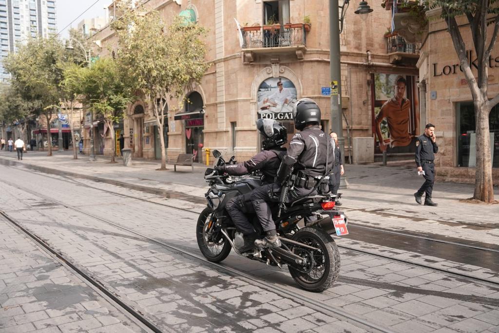 שוטרי מחוז ירושלים בסיור ביטחון שוטף