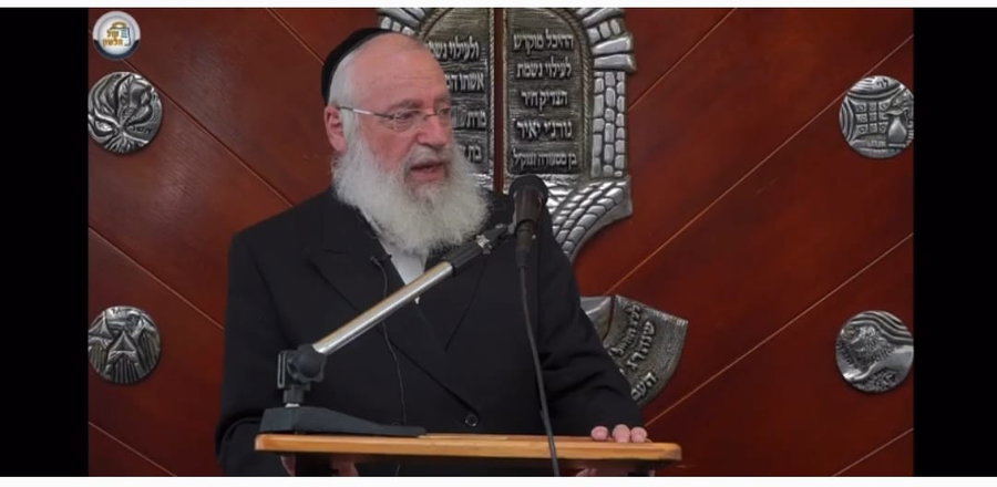 הגר"א וויס מסר שיעור בפני התושבים שפונו מעוטף עזה