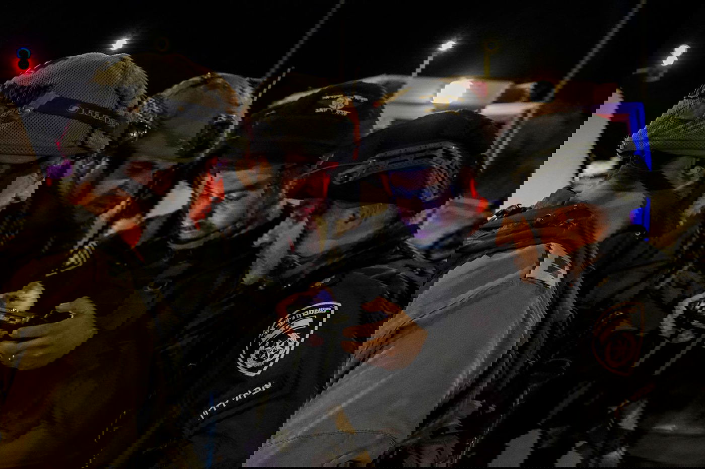 תיעוד: כך פעלה המשטרה הלילה במחוז הדרומי | צפו