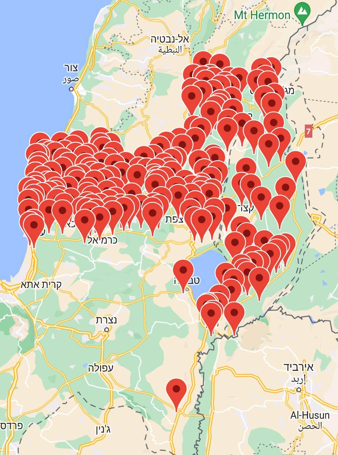 אזעקת צבע אדום בעקבות חדירת רחפנים בצפון