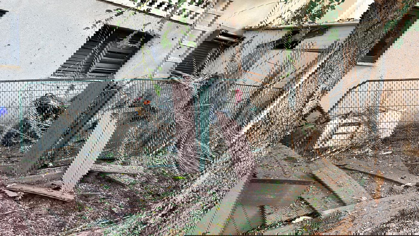 הנזקים כתוצאה מהנפילות בעיר שדרות