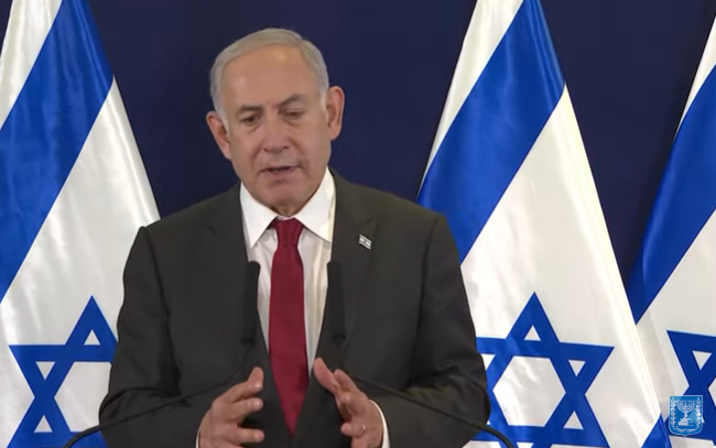 "נרסק ונחסל את חמאס". ראש הממשלה נתניהו בהצהרה, הערב